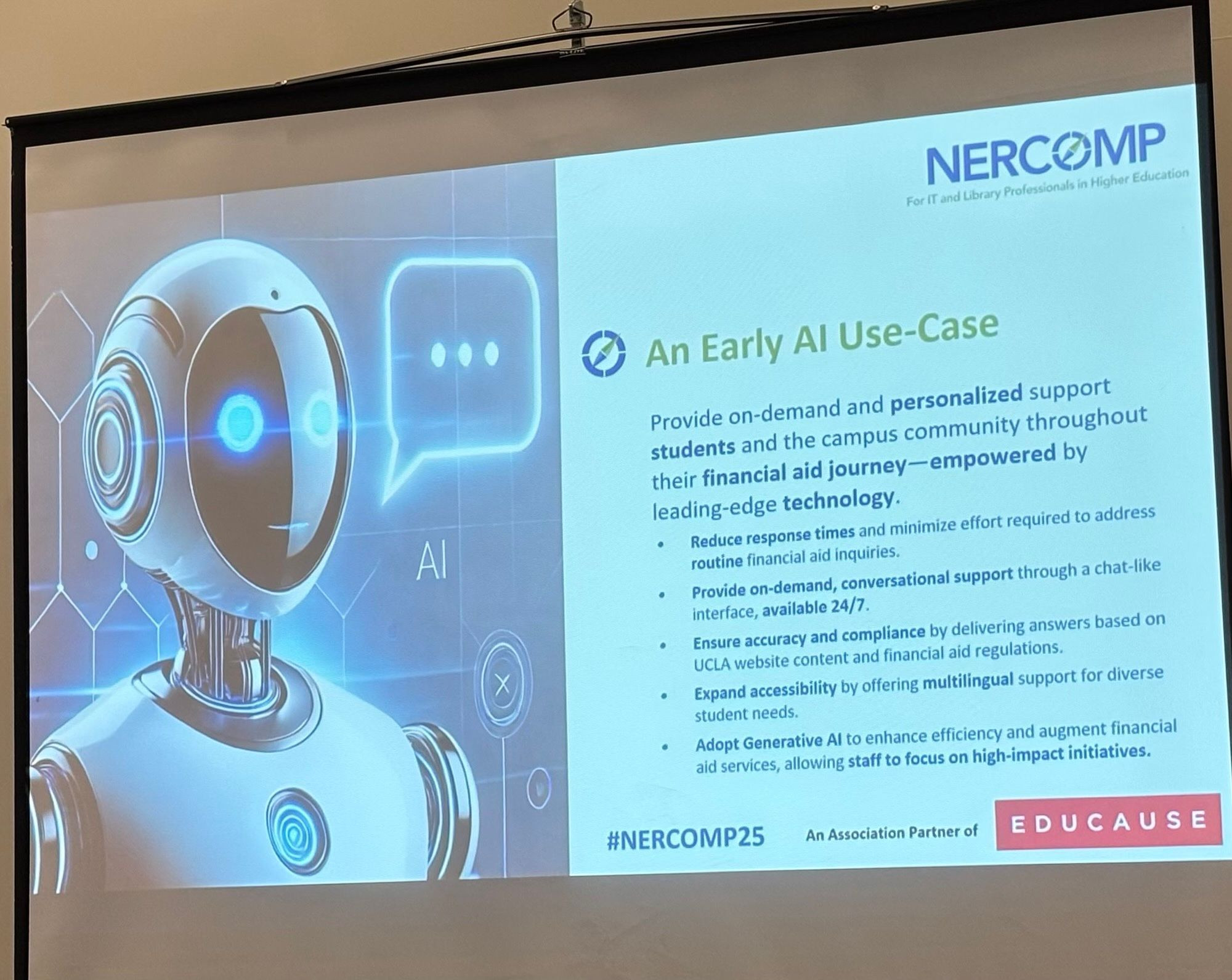 An Early AI Use Case at UCLA